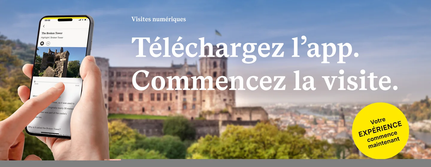 Château de Heidelberg, application Monument BW 