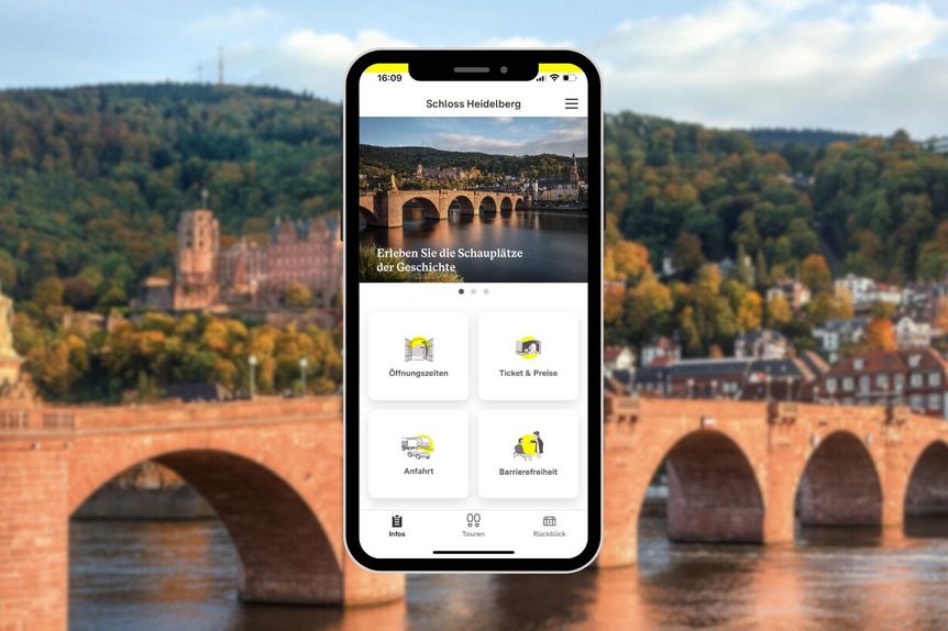  Schloss Heidelberg, Startseite Monument BW App